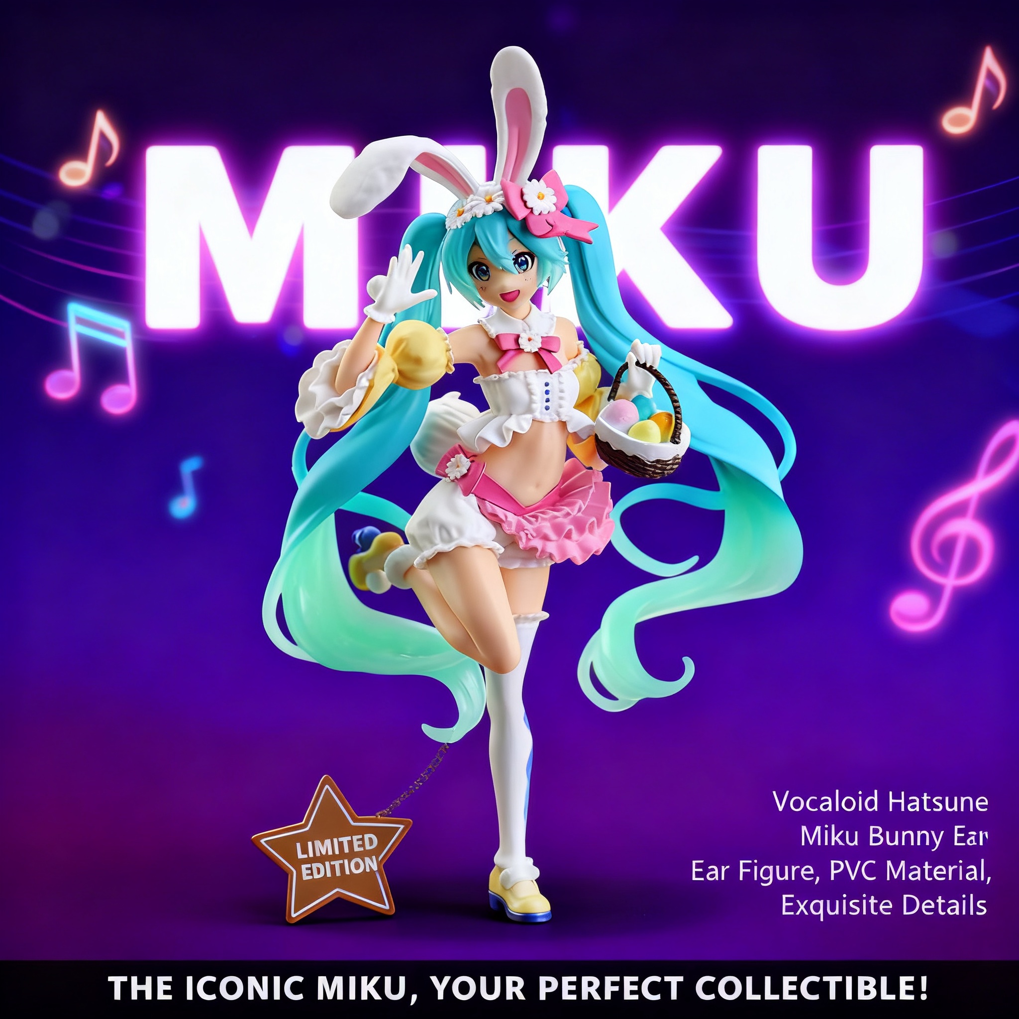 Cute Anime Merchandise - Hatsune Miku Figure Anime Doll with
