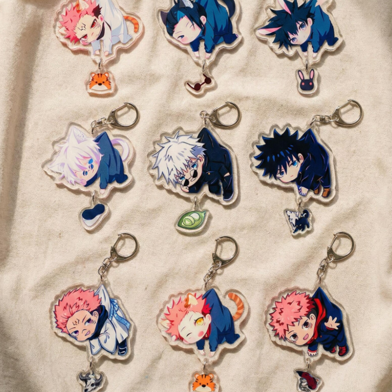 Jjk Anime Merchandise - 6Cm Acrylic Keychain for Jjk Suguru