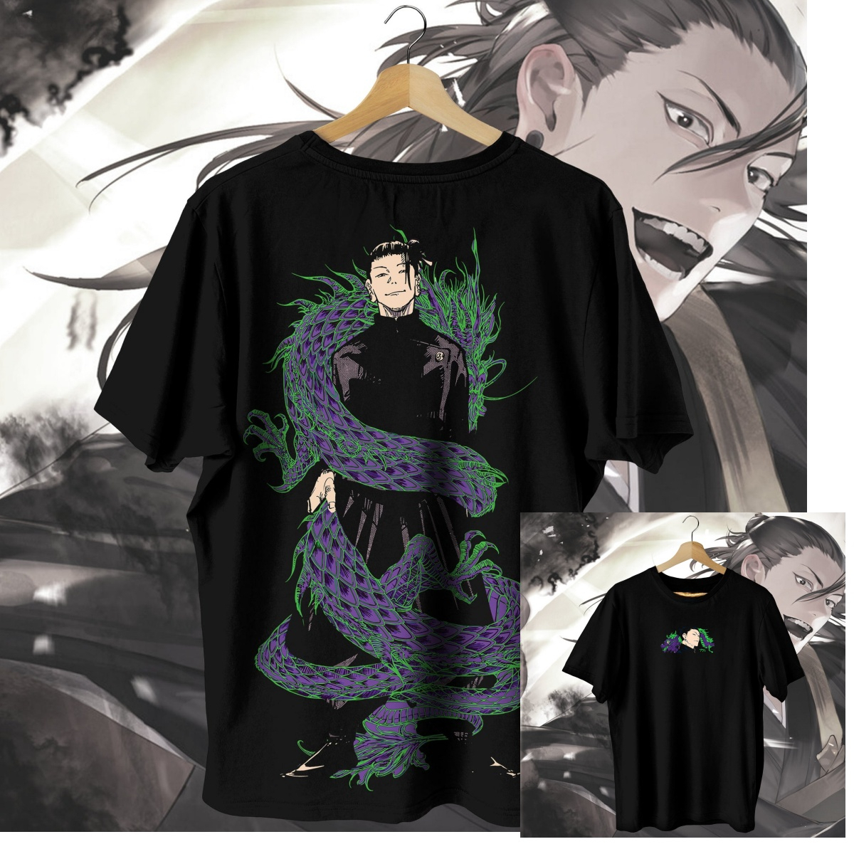 Jjk Anime Merchandise - JJK Geto Dragon Jujutsu Kaisen Anime