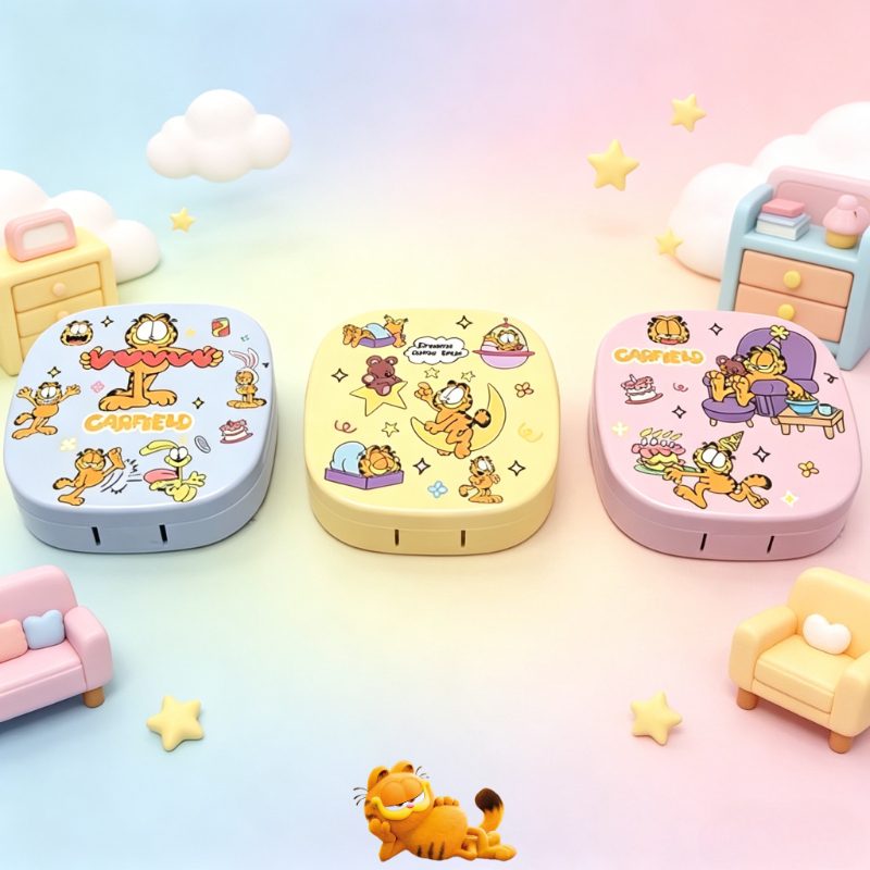 Cute Anime Merchandise - Garfield cartoon cute colored contact lenses