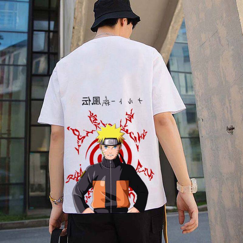 Naruto T-shirt Male Summer Ani – Luffy Anime Merchandise recenzja i cena