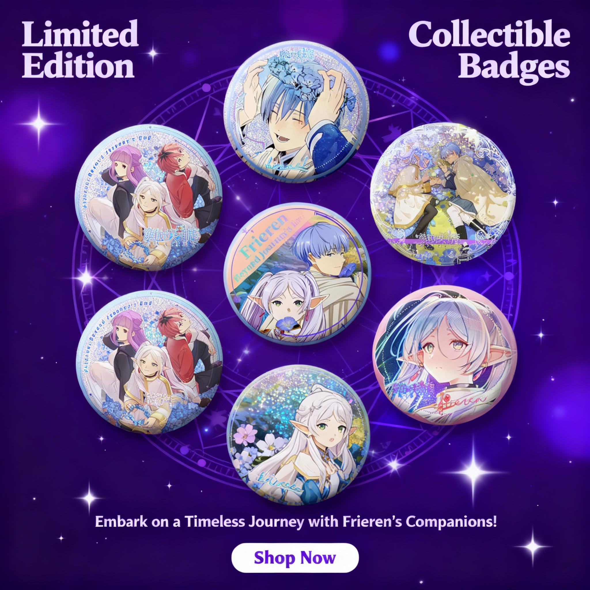 Frieren Himmel Anime Pin Badge – Cute Anime Merchandise recenzja i cena