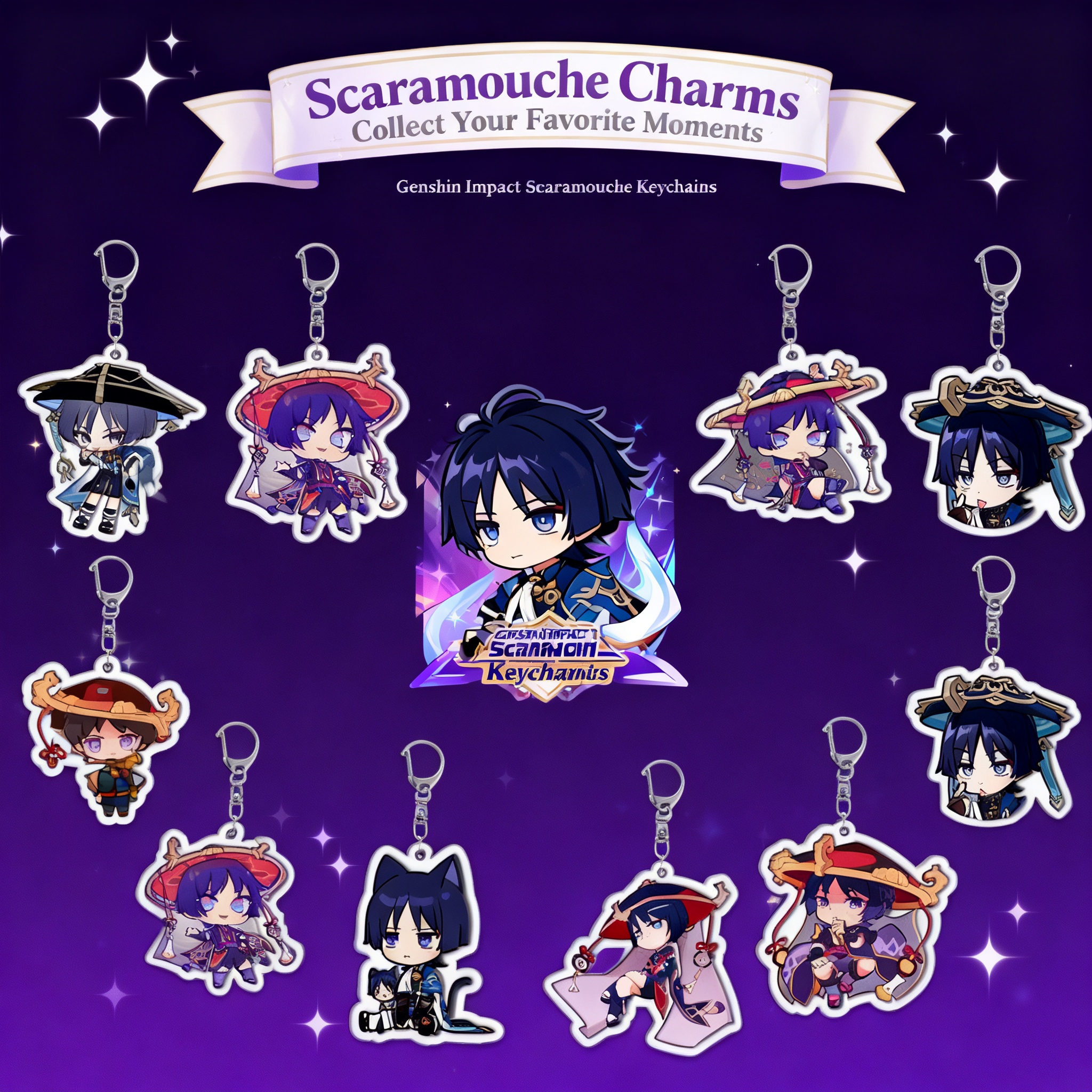 Genshin Impact Traveler Wander – Anime Merchandise Keychain recenzja i cena