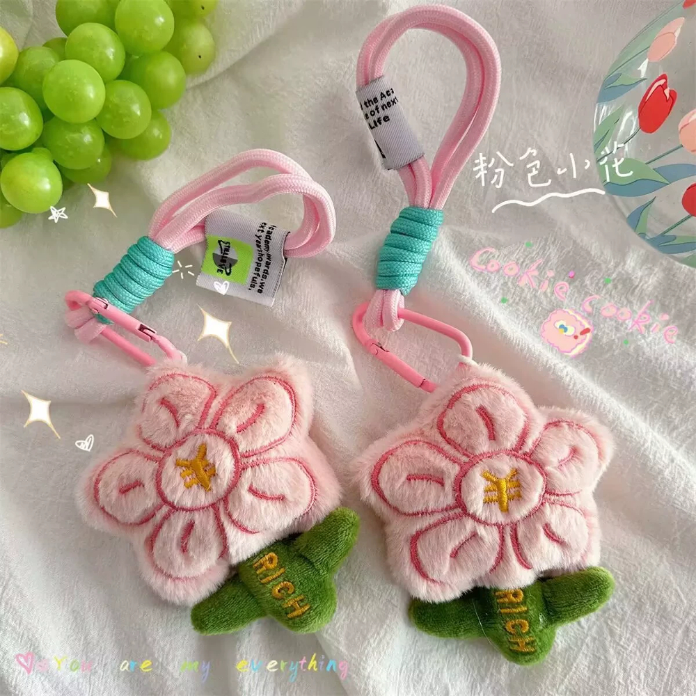 Pink Handmade Sakura Keychain  – Anime Merchandise Keychain recenzja i cena