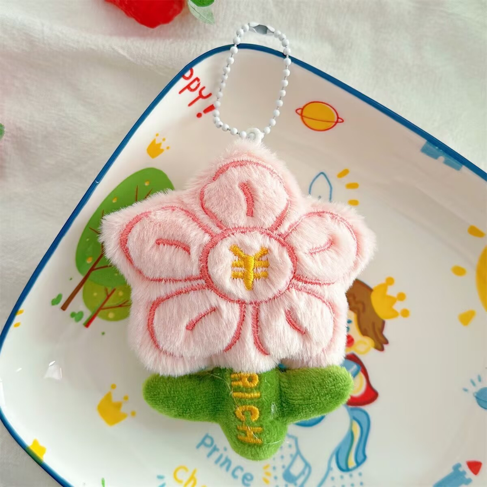 Pink Handmade Sakura Keychain  – Anime Merchandise Keychain recenzja i cena